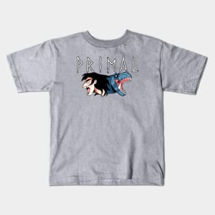 Primal Profile (Alt Print) Kids T-Shirt